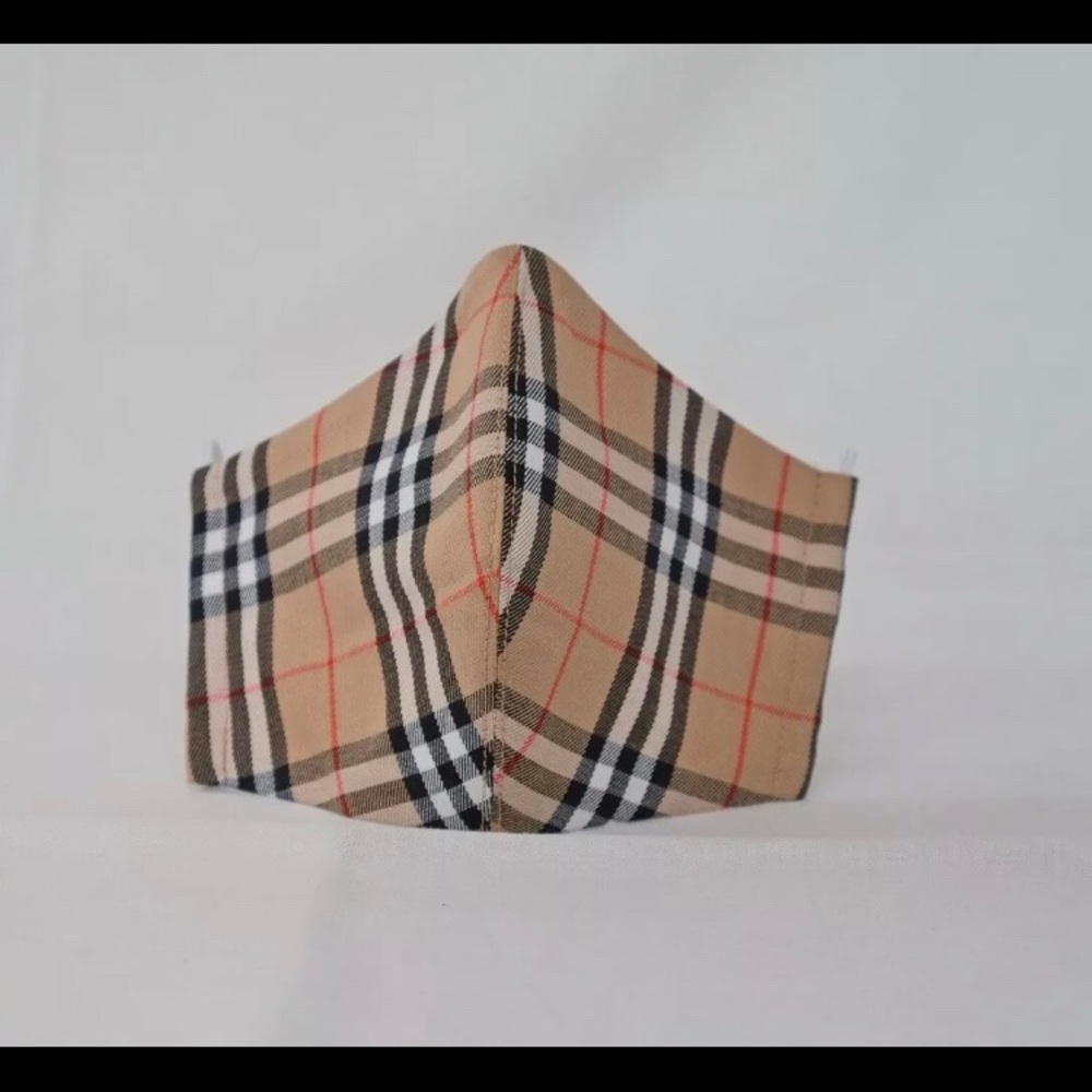 Fashion luxury classic handmade face mask Cotton